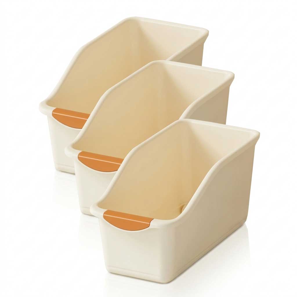Panier de rangement en plastique