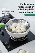 Panier vapeur inox