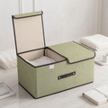 Grand panier de rangement avec couvercle