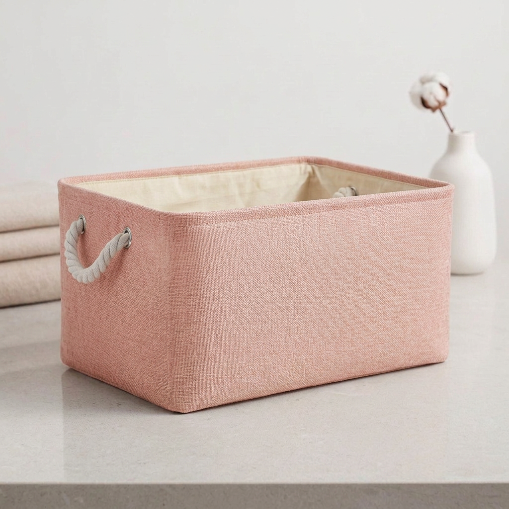 Grand panier de rangement rectangulaire