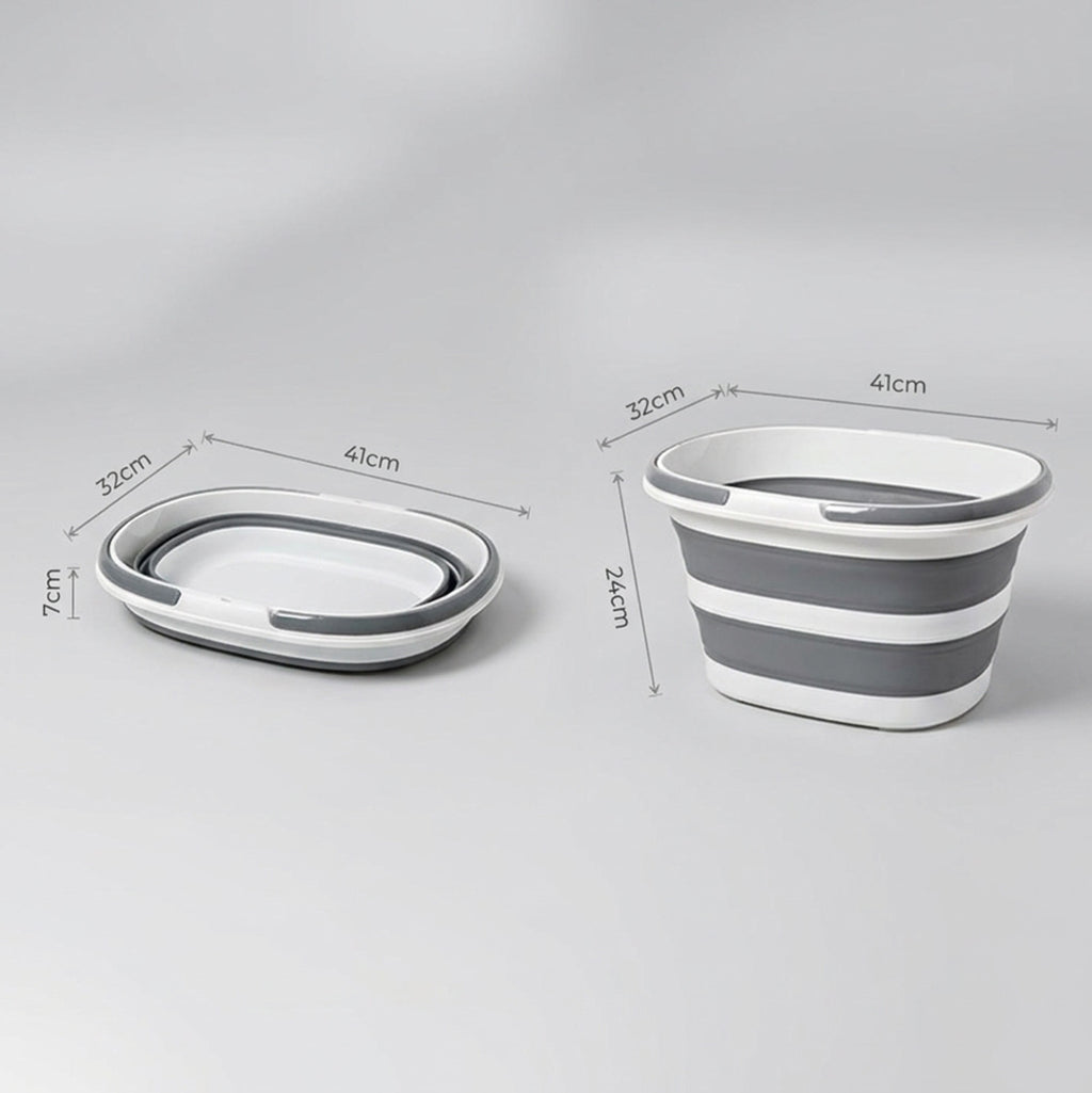 Panier à linge plastique pliable
