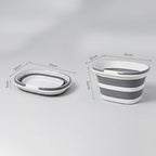 Panier à linge plastique pliable