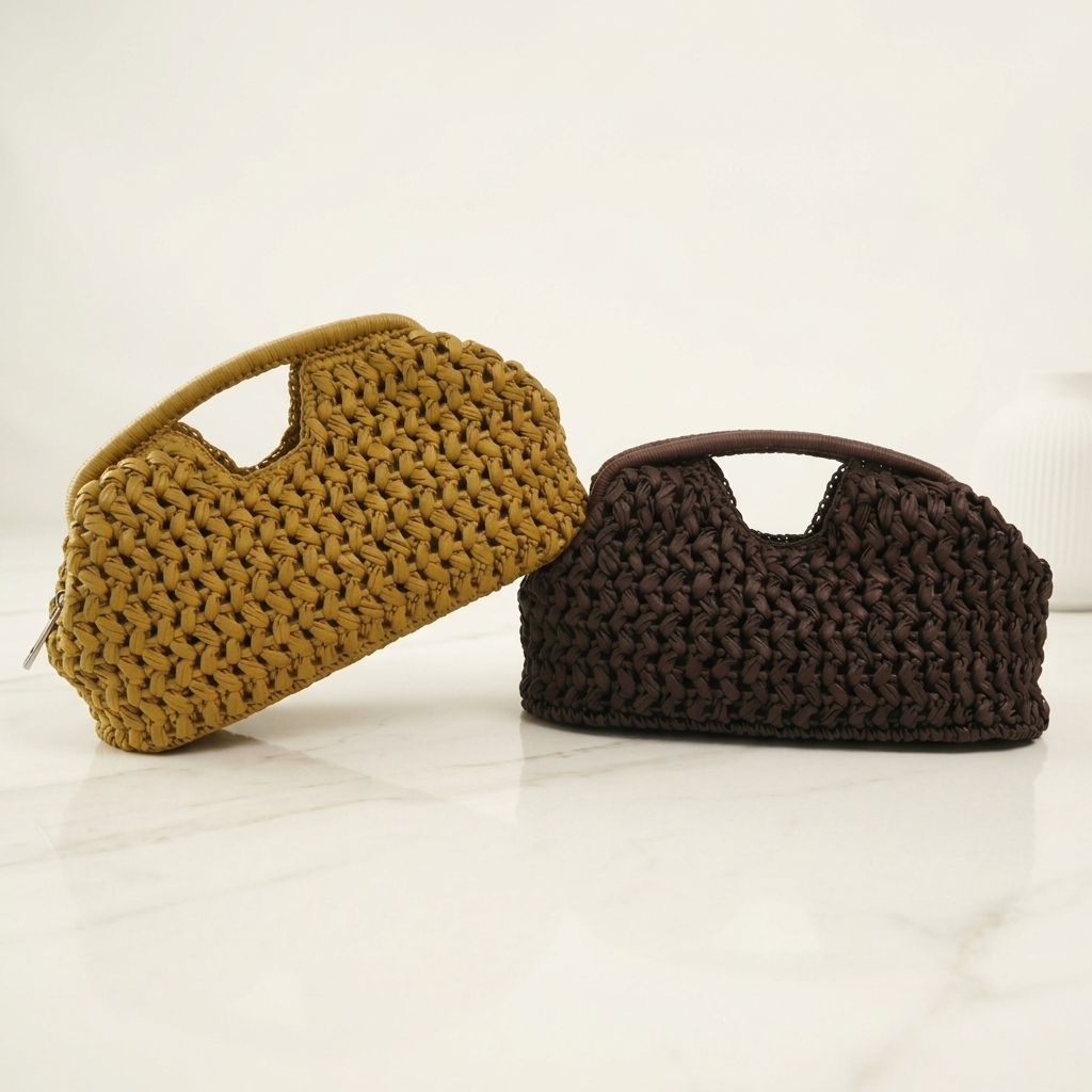 Panier en osier sac à main