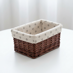 Panier de rangement en rotin