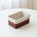 Panier de rangement en rotin