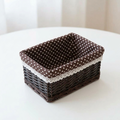 Panier rotin rectangulaire