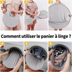 Panière à linge pliable