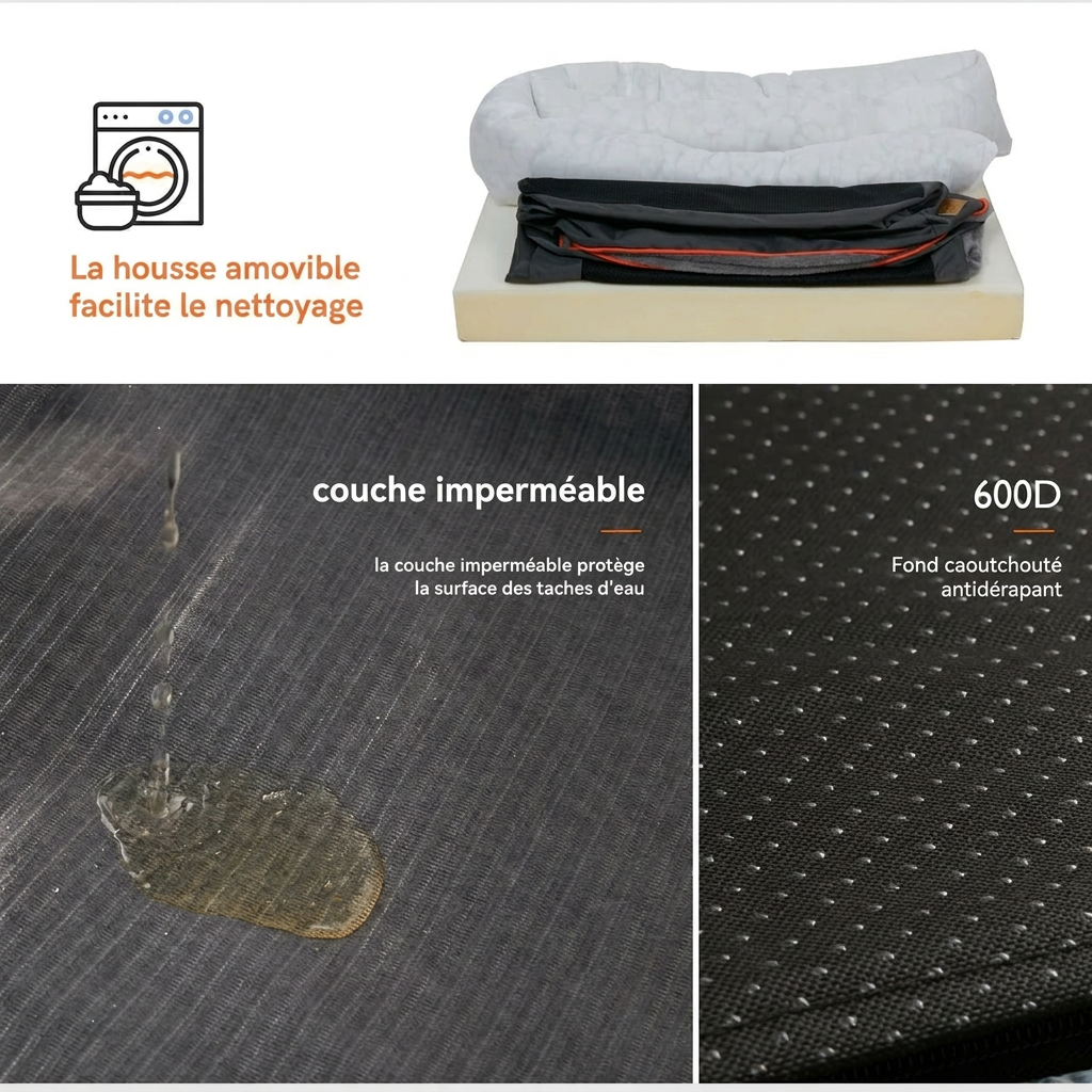 Panier pour chien XXL déhoussable