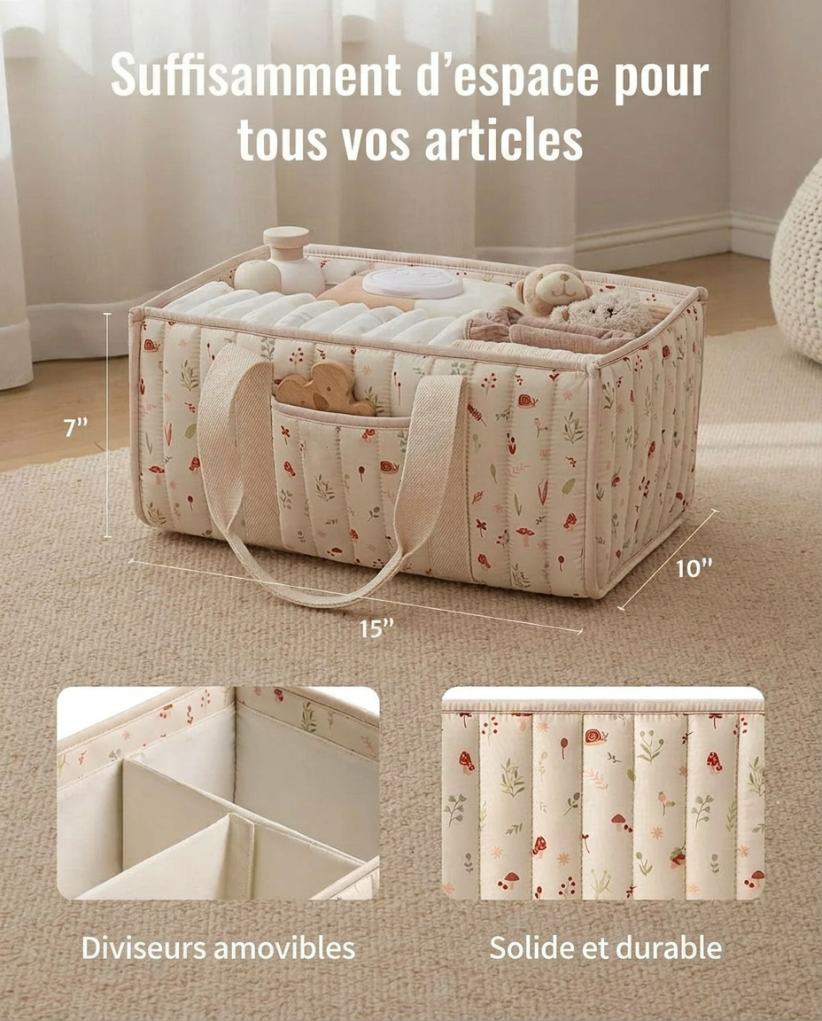 Panier pour table à langer