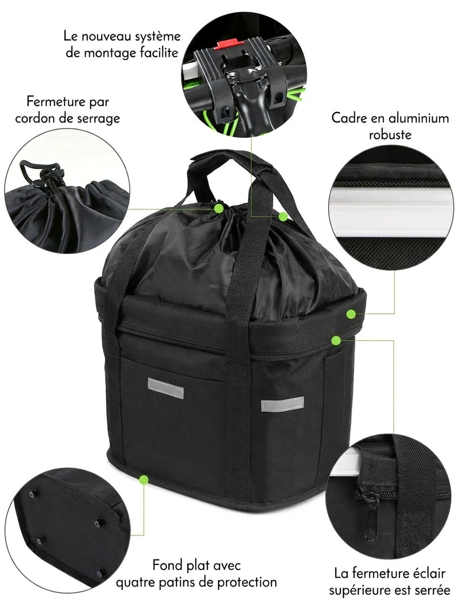 Panier vélo pour chien de 10 kg