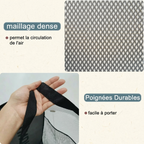 Panier à linge pliable filet