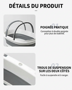 Panier à linge plastique pliable
