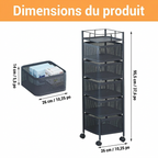 Meuble avec panier de rangement