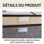 Grand panier de rangement avec couvercle