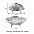 Panier vapeur inox