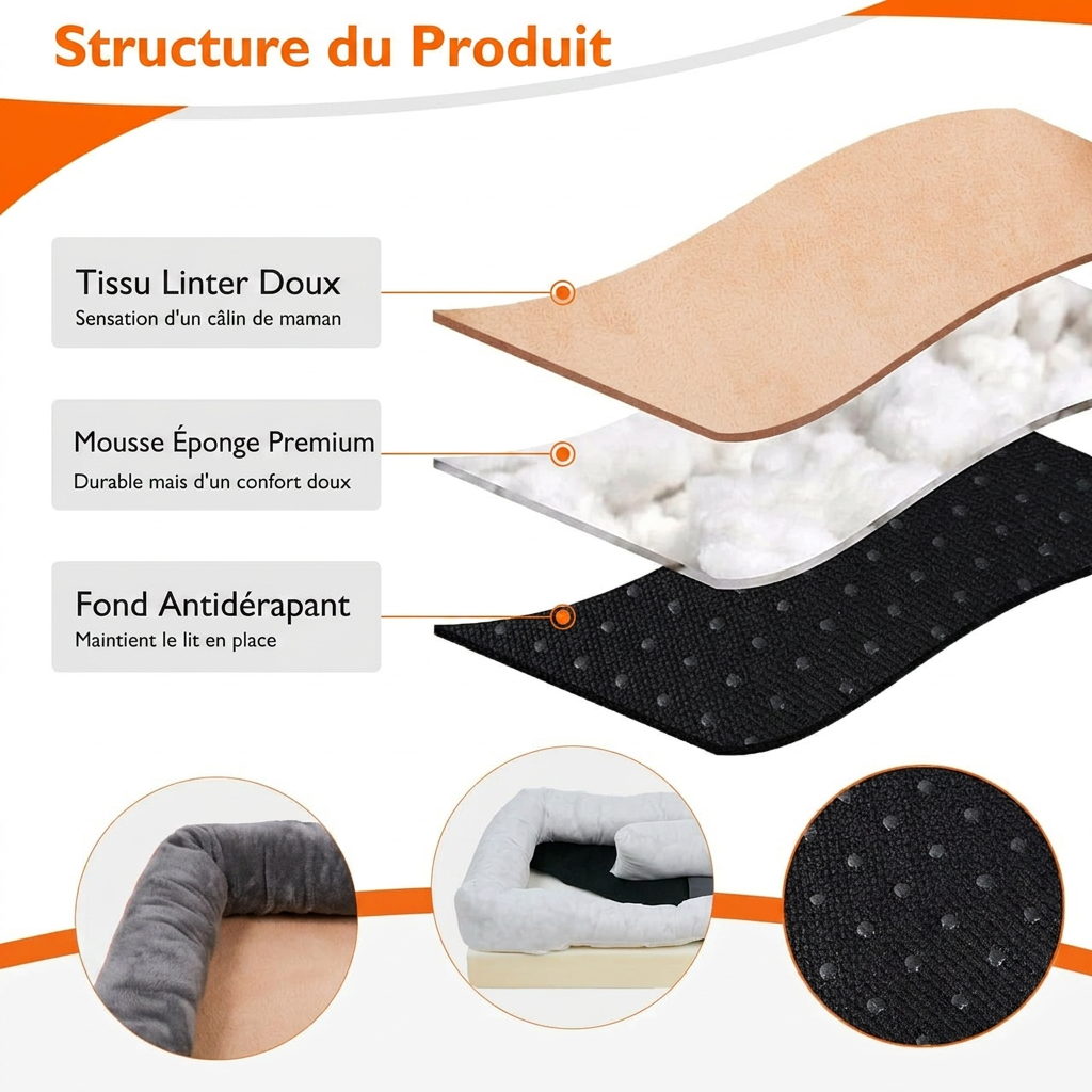 Panier pour chien XXL déhoussable
