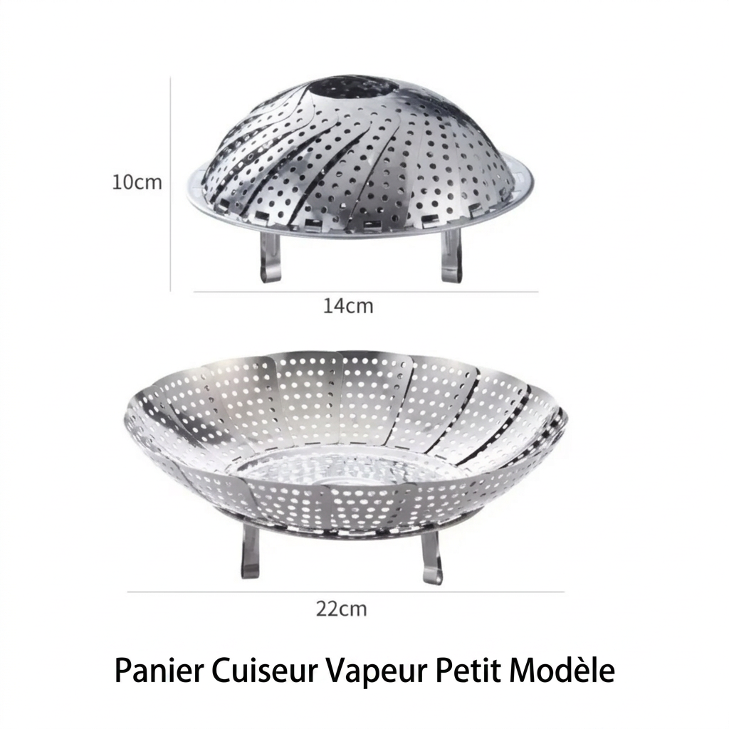 Panier vapeur inox