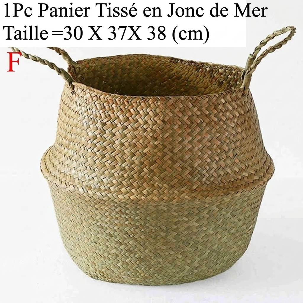 Grand panier en osier pour plante