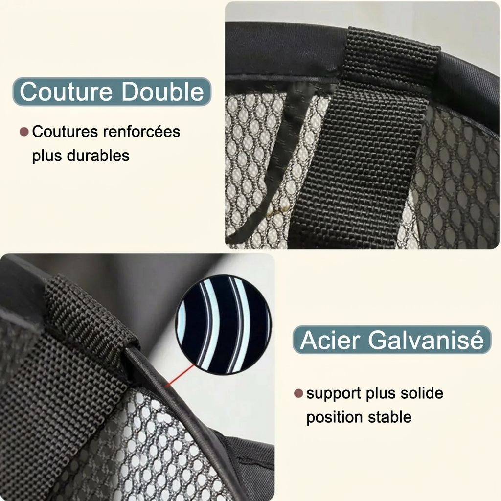 Panier à linge pliable filet