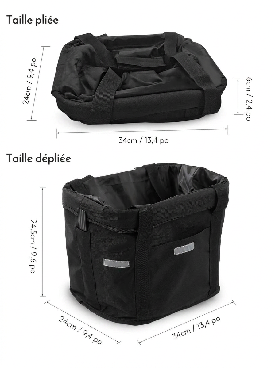 Panier vélo pour chien de 10 kg