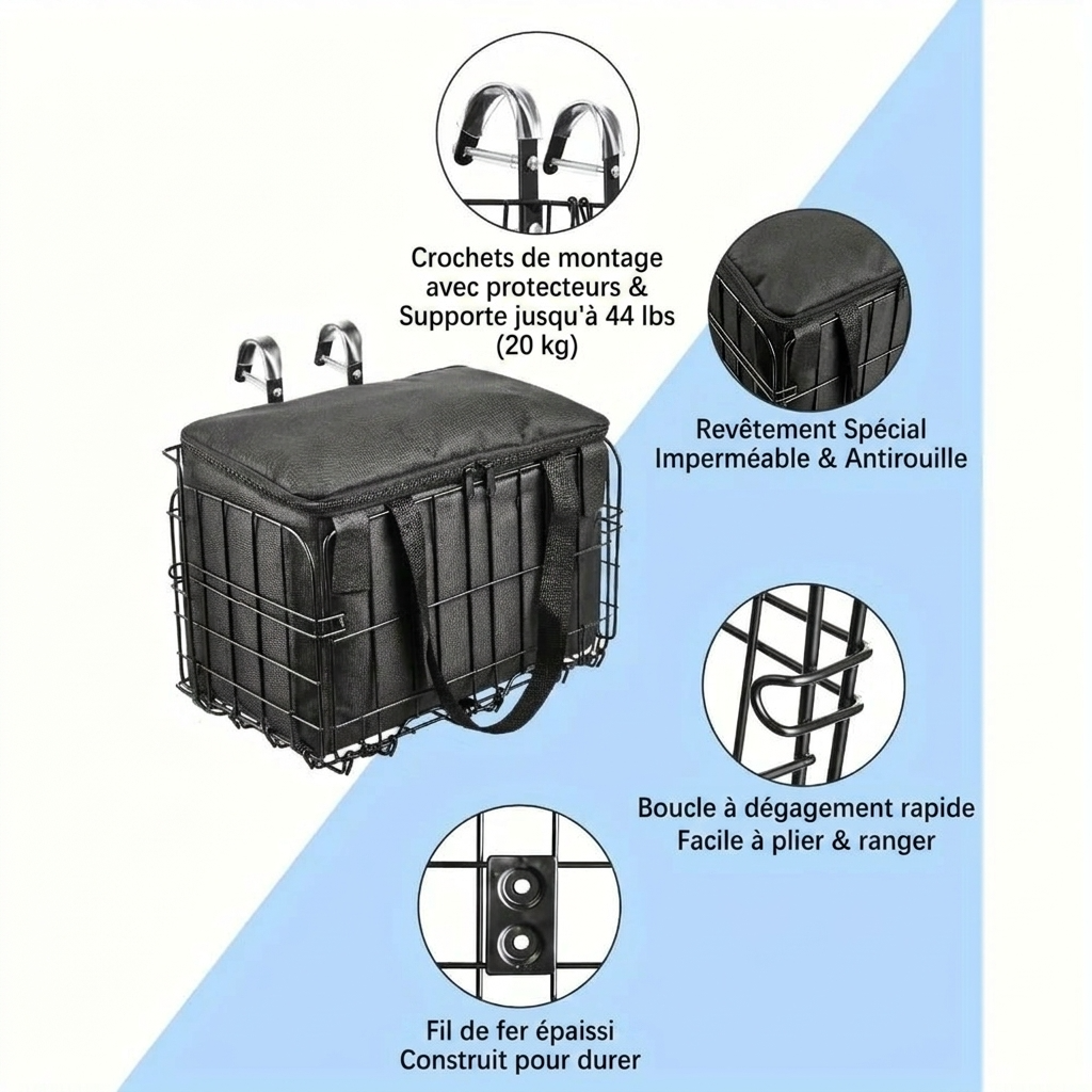 Panier porte bagage vélo