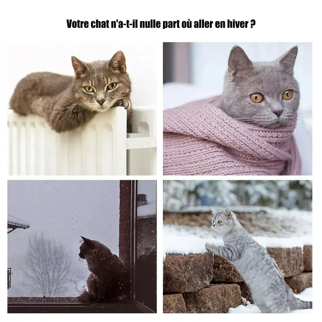 Panier radiateur pour chat