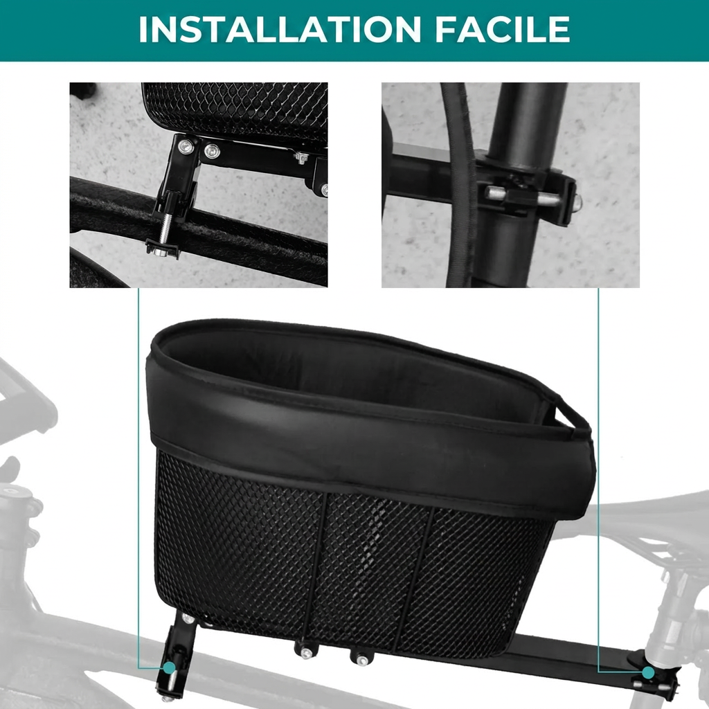 Panier de transport chien pour vélo