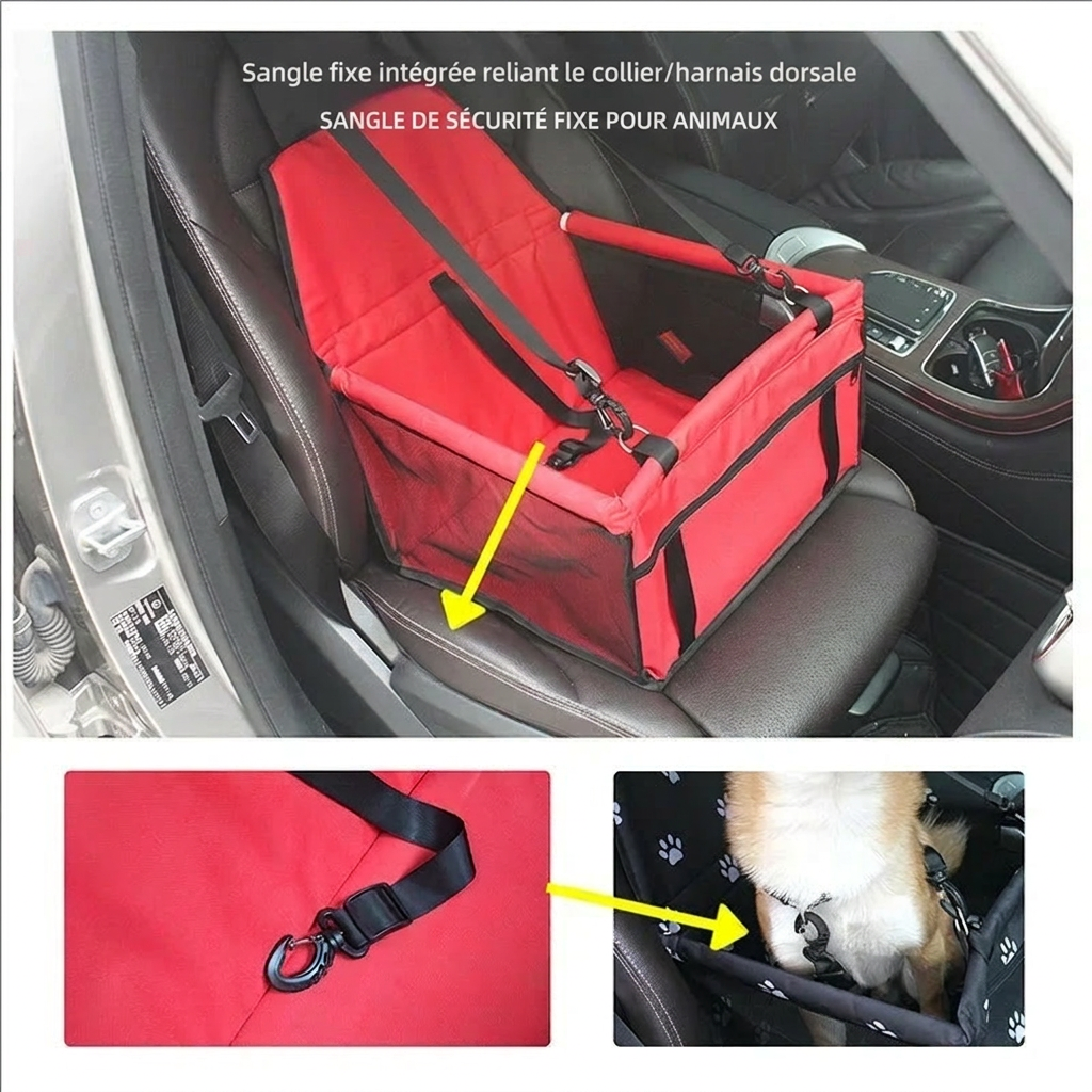 Panier de transport pour chien en voiture