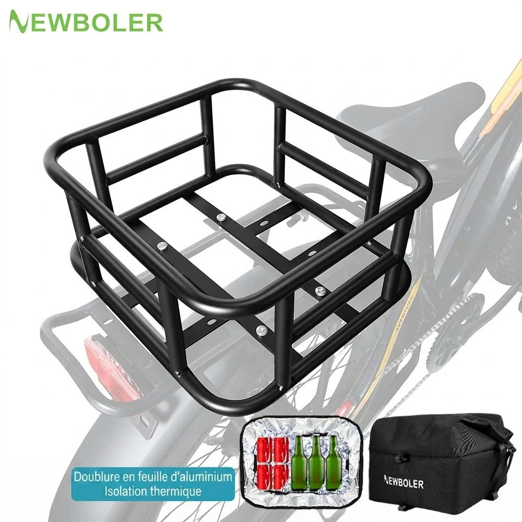 Panier arrière pour vélo