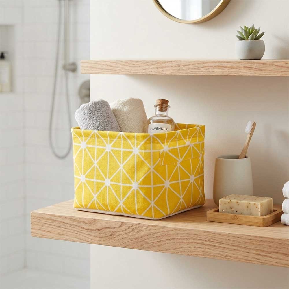 Petit panier de rangement salle de bain