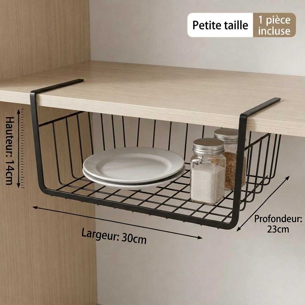 Panier de rangement suspendu