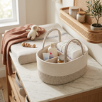 Panier de rangement pour bébé et table à langer
