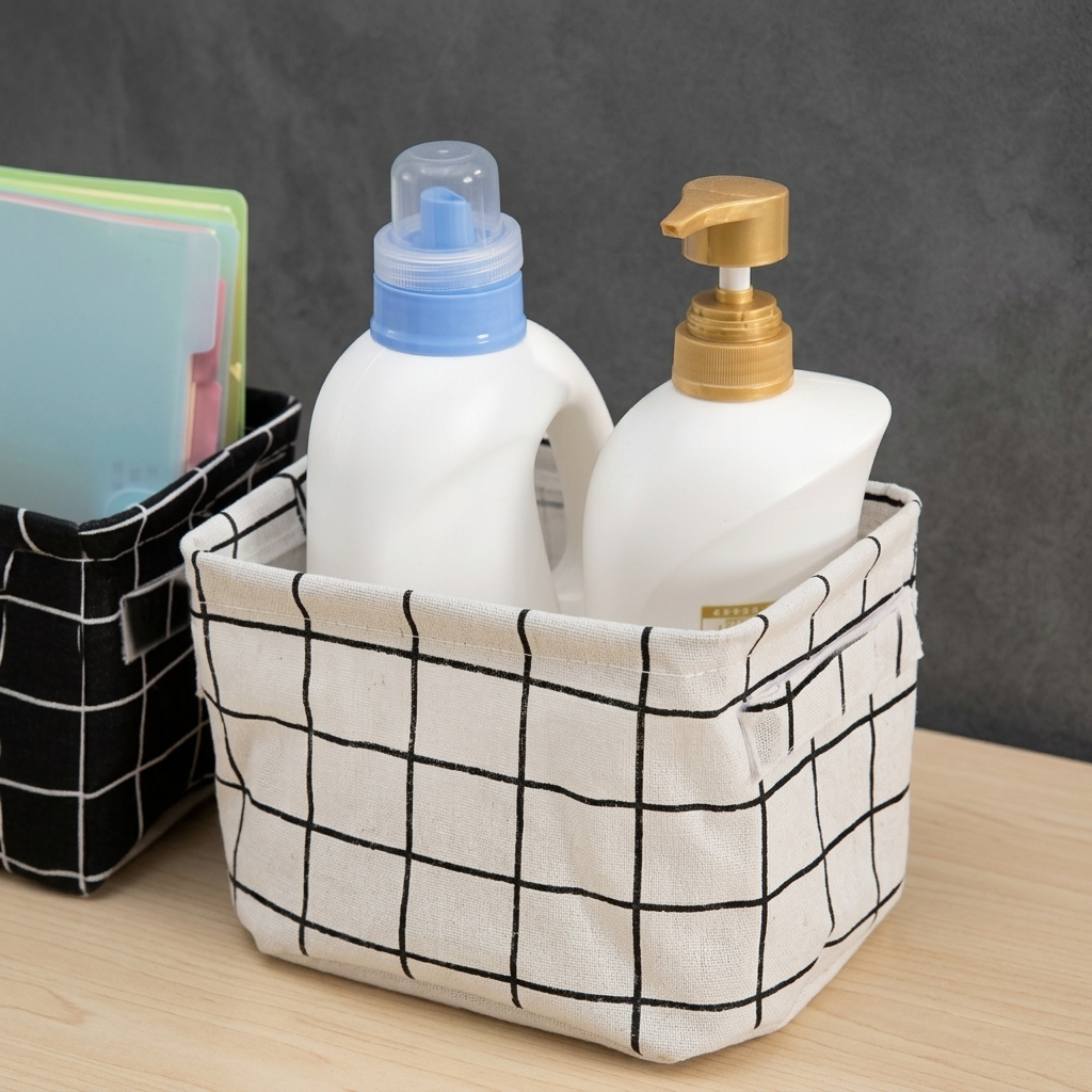 Petit panier de rangement salle de bain