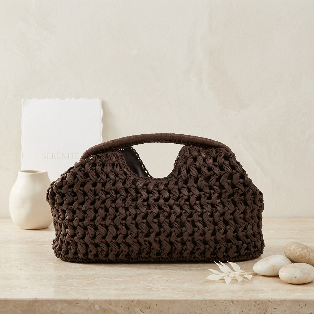 Panier en osier sac à main