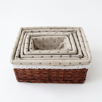 Panier de rangement en rotin