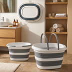 Panier à linge plastique pliable